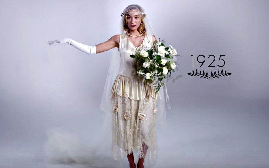 Свадебная мода за 100 лет
