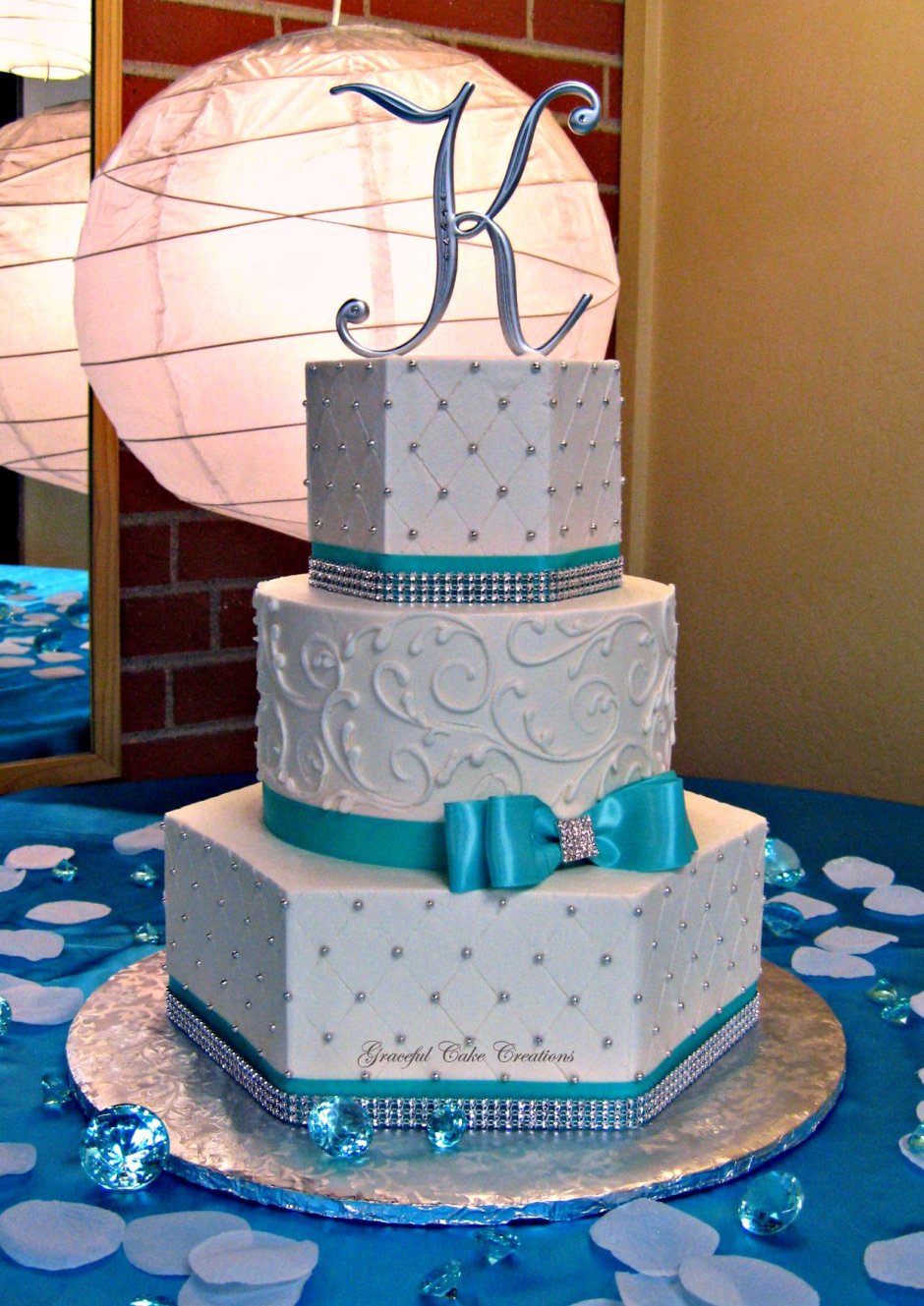 Свадебный торт в стиле Тиффани