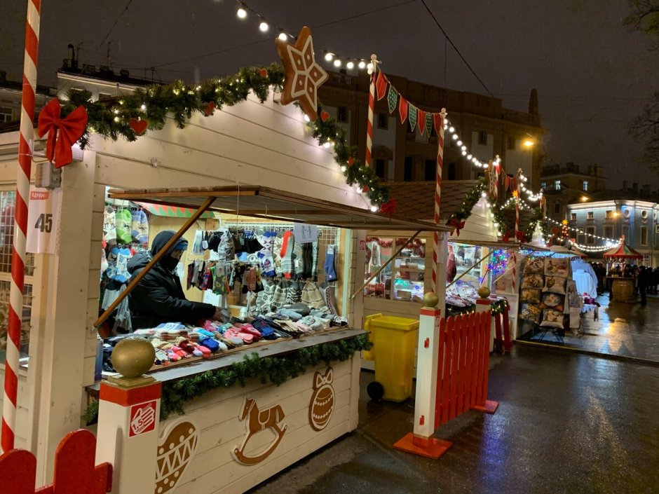 Рождественский рынок в Германии Striezelmarkt