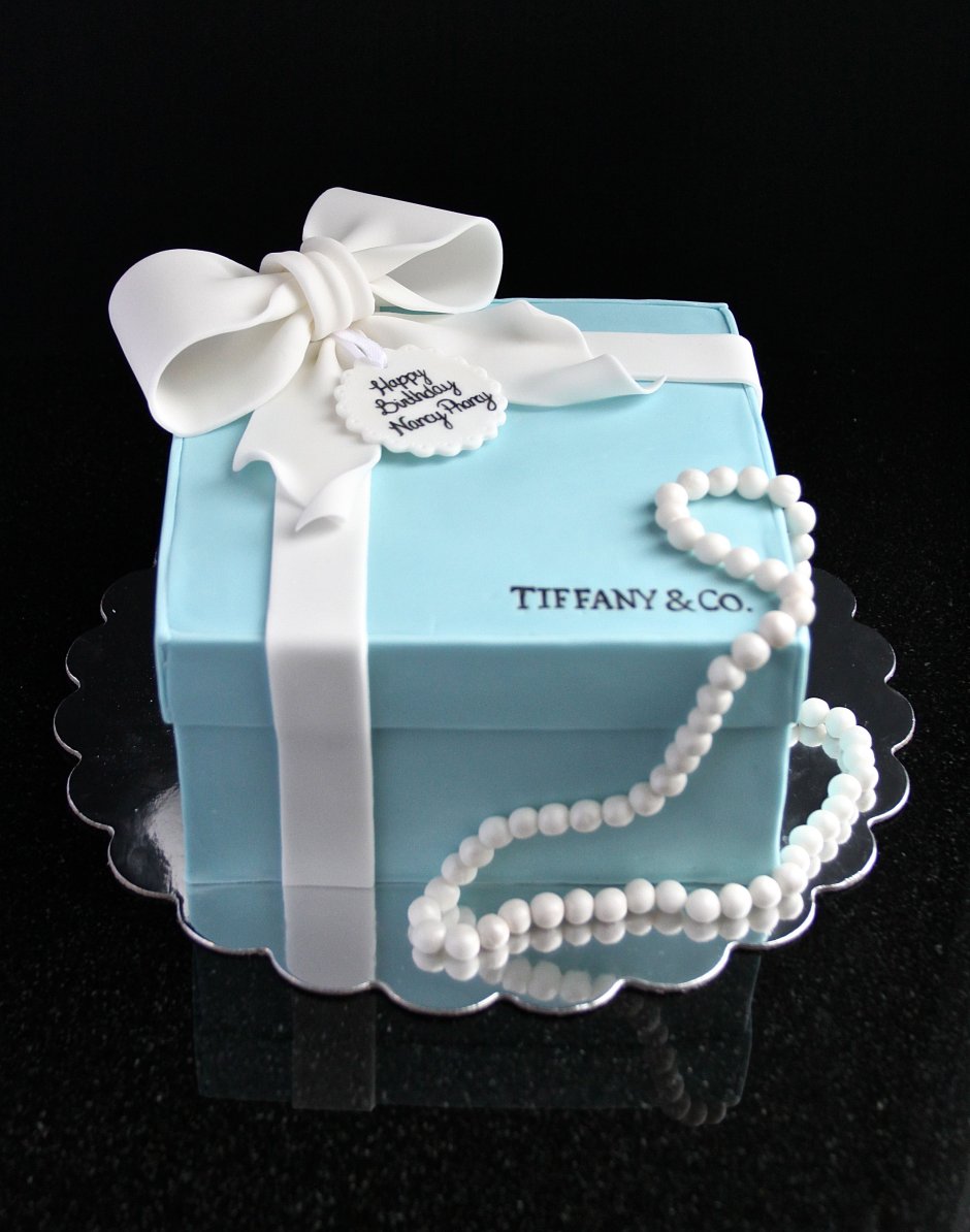 Торт коробочка Тиффани