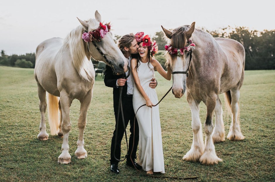 Свадьба в стиле лошадей