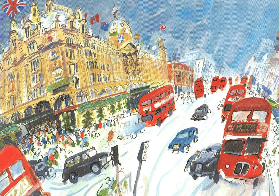 Лондон зимой Рождество