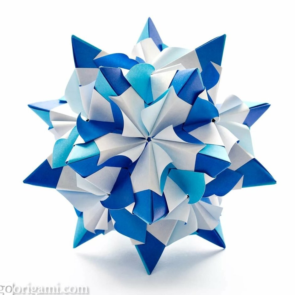 Новогоднее оригами вектор