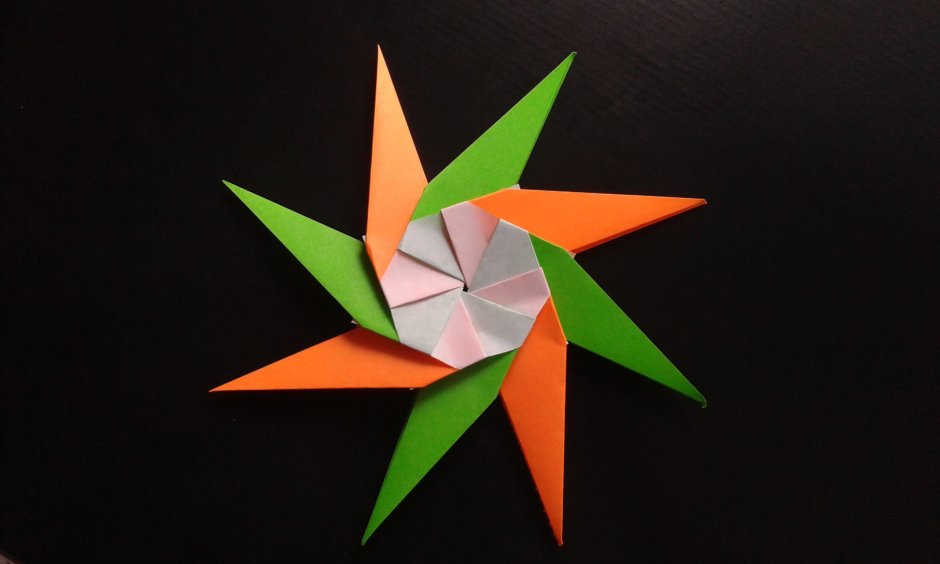 Оригами на новогоднюю тему из коробок