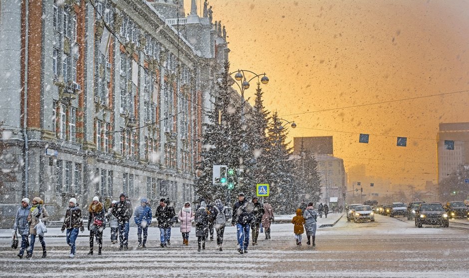 Ледовый городок Екатеринбург 2022