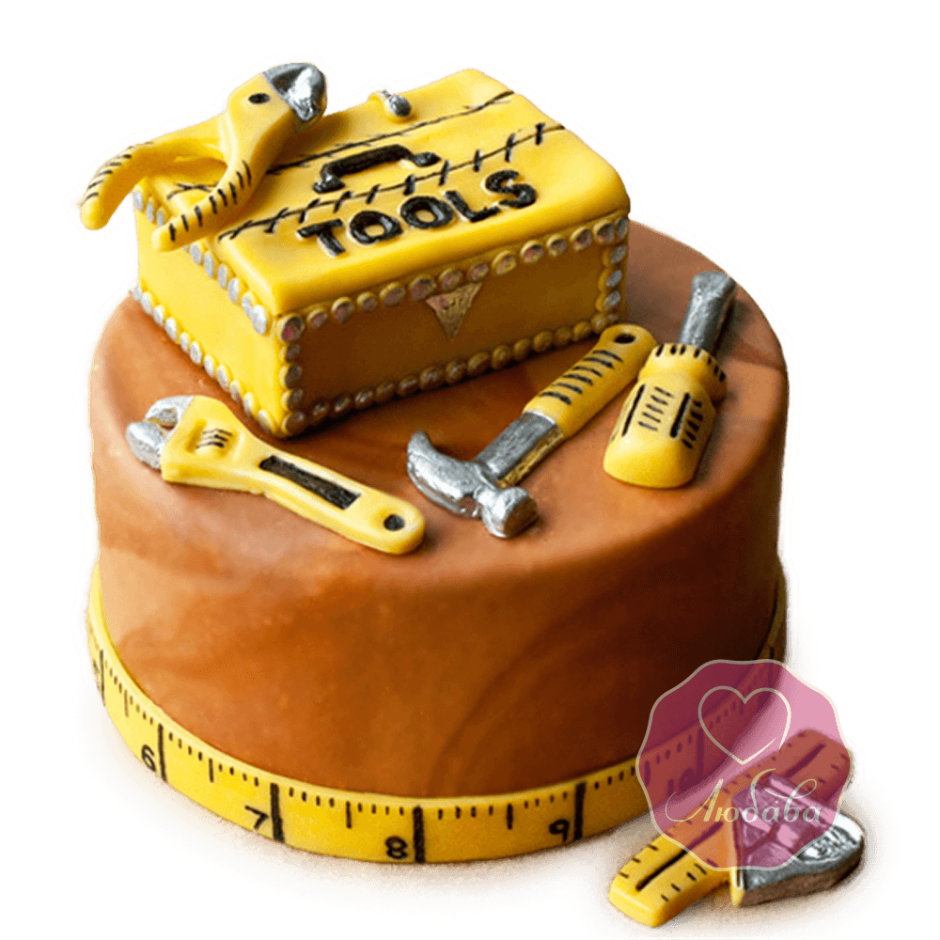 Украшение торта для механика