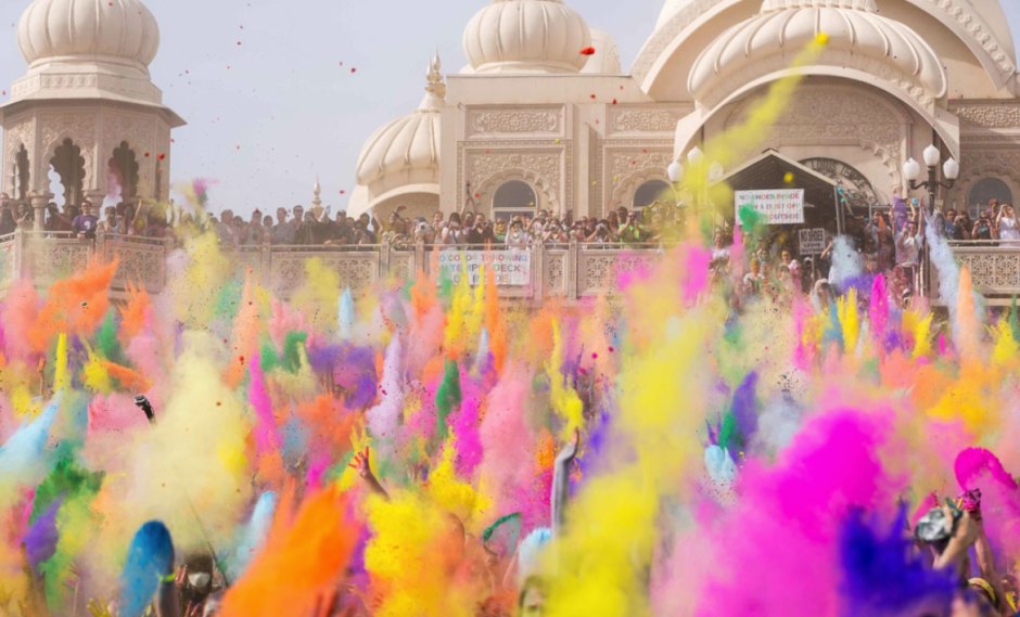 Праздник красок в Индии