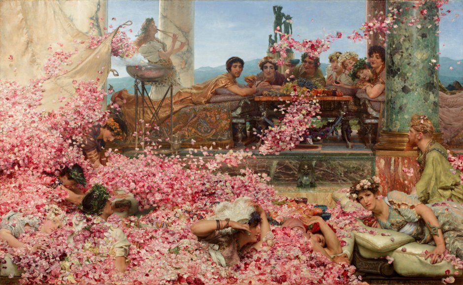 «Розы гелиогабала». Лоуренс Альма-Тадема, 1888 г.