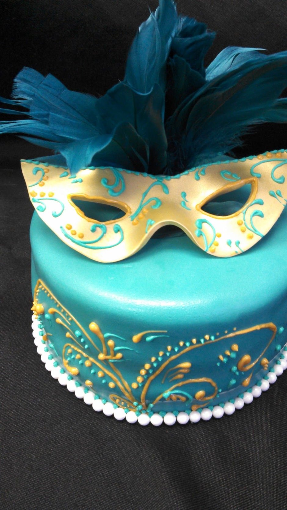 Торт венецианская маска