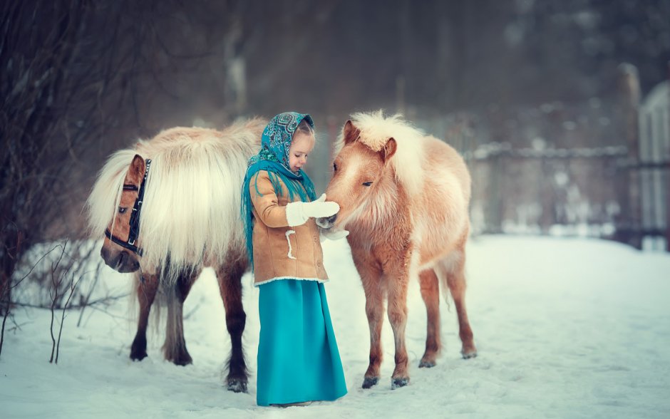 Новогодние лошадки