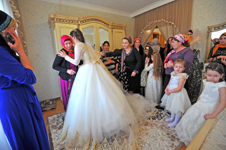 Дагестанская свадьба жених и невеста