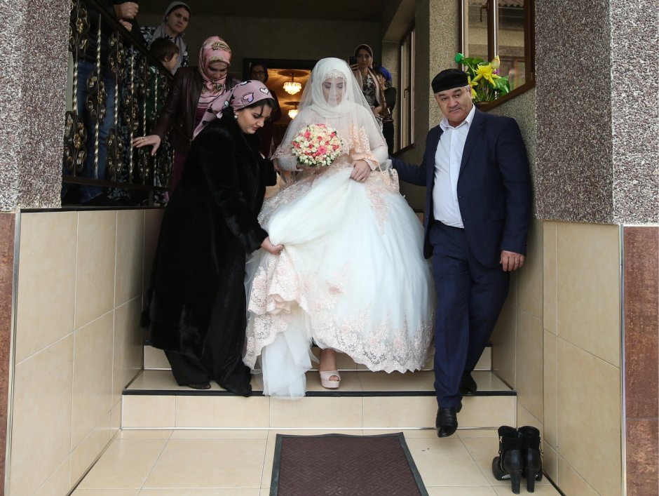 Чеченская свадьба невеста