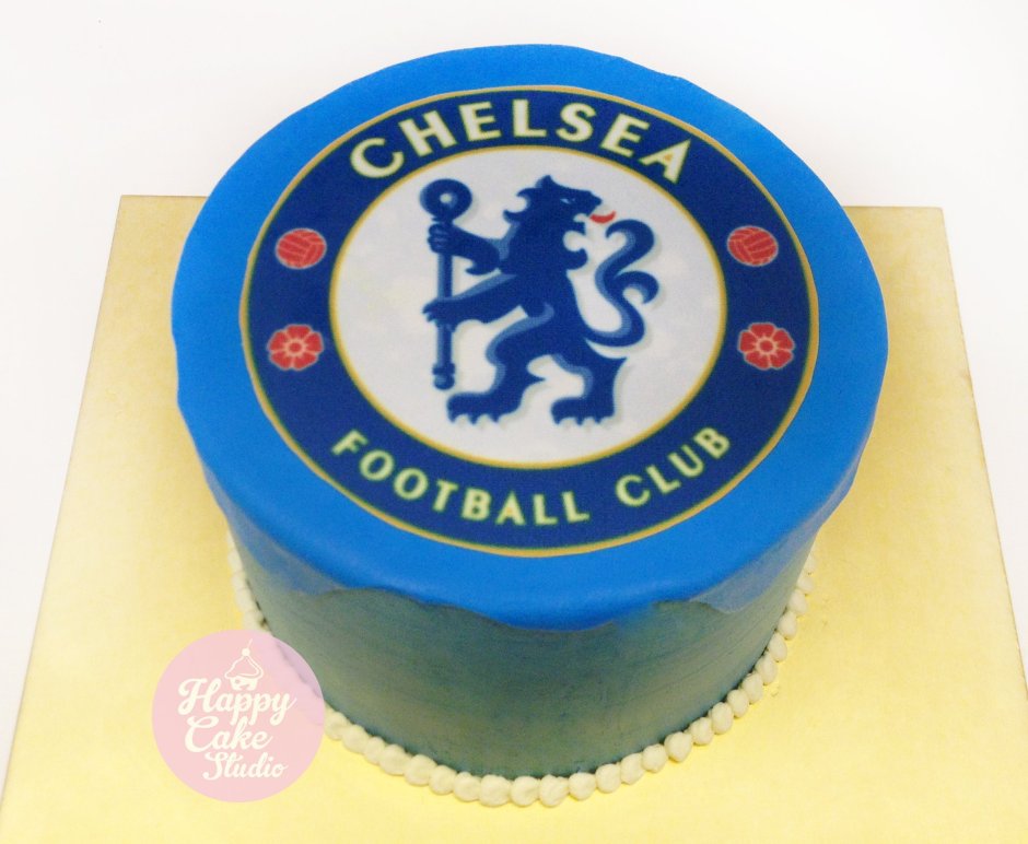 Торт с логотипом Челси
