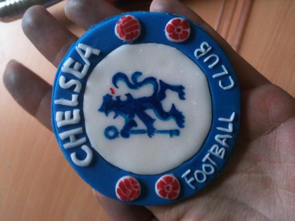 Футбольный торт Челси