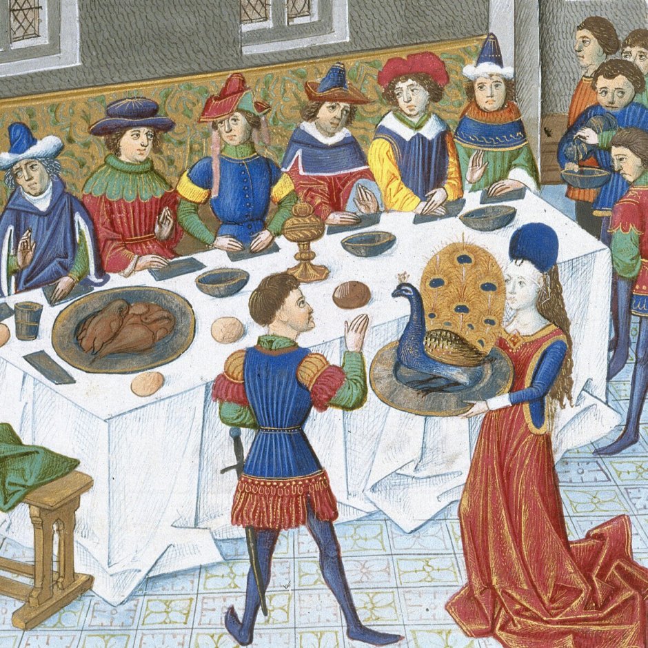 Ужин в средневековье