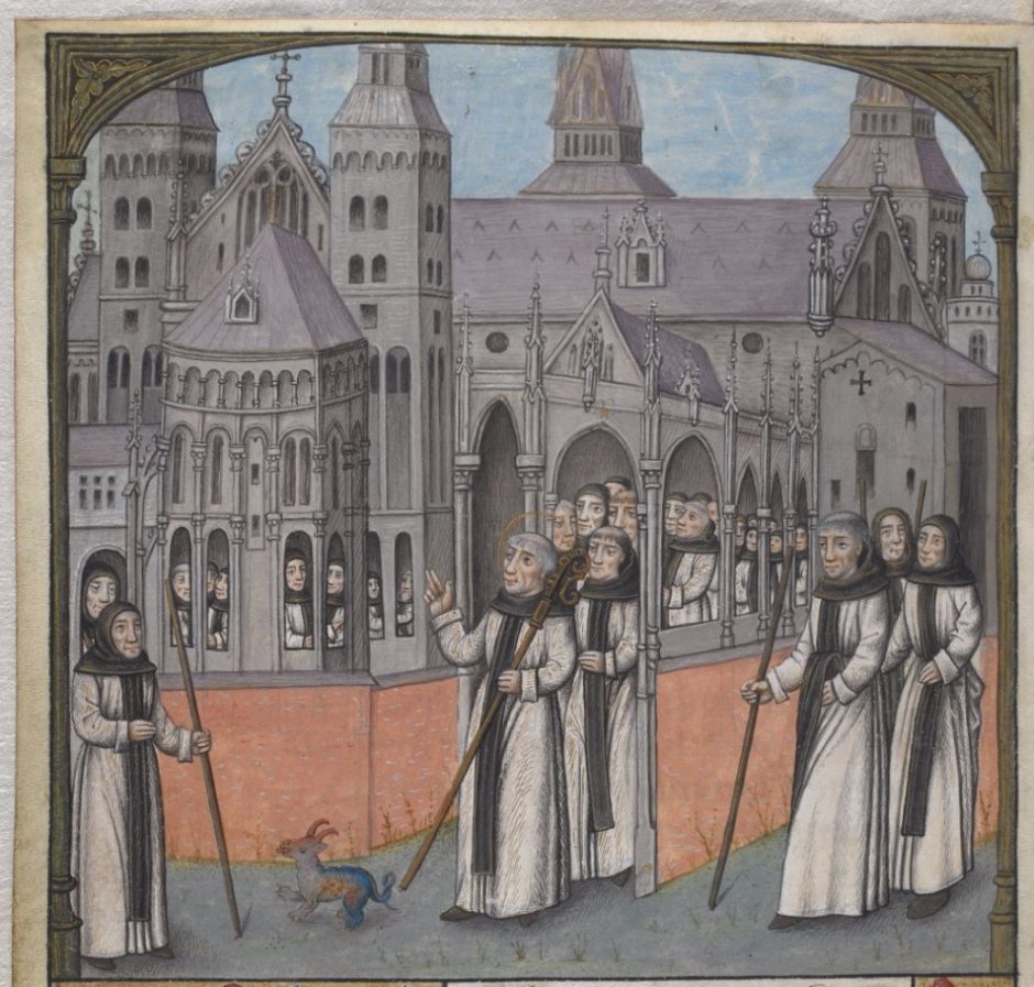 Монастырь и монахи в средние века в Европе