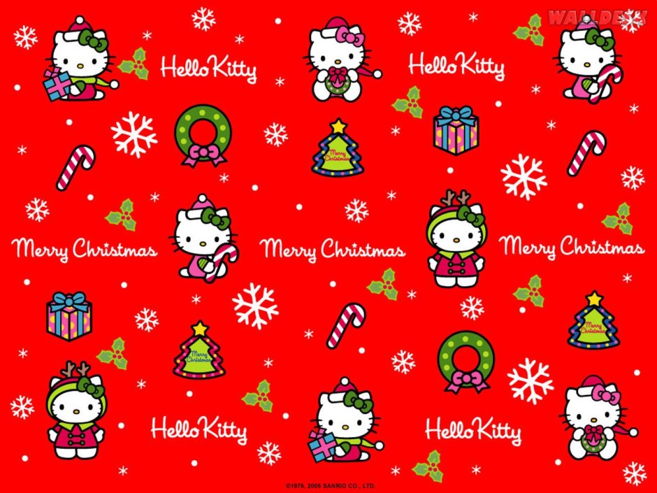 Новогодняя hello Kitty