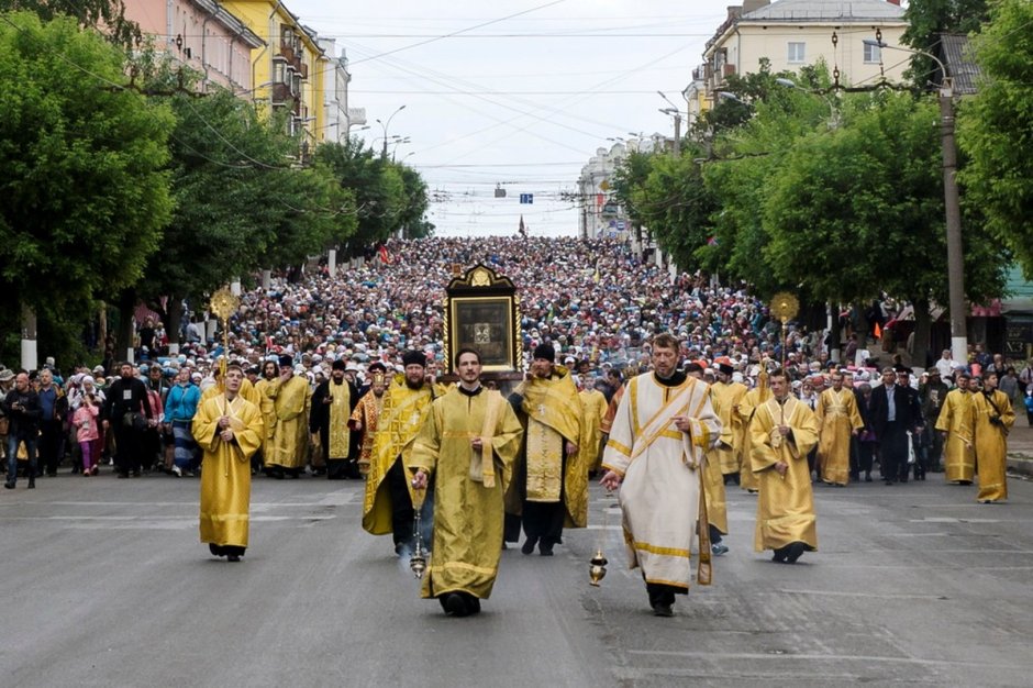 Уваровская епархия крестный ход