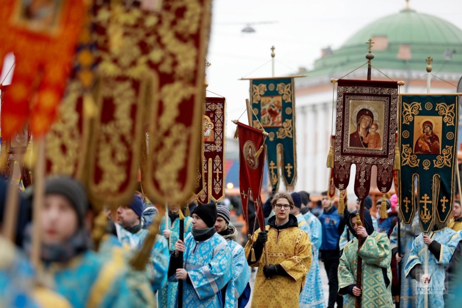 2014 Год Пасхальный крестный ход в поселке Любохна