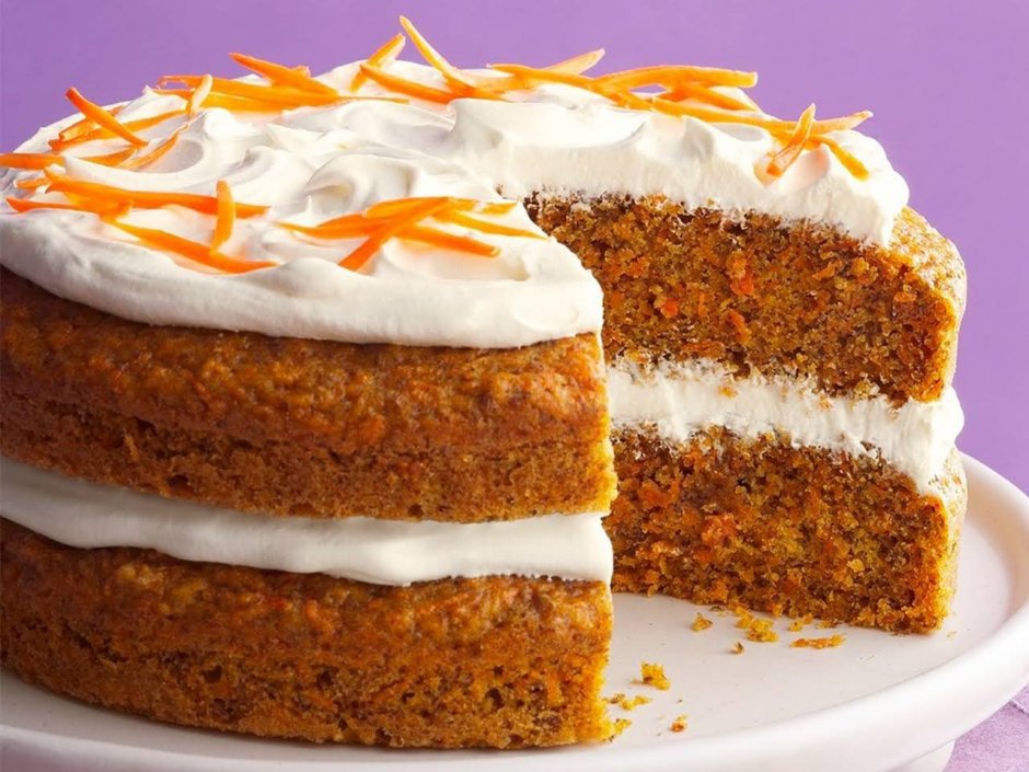 Морковный торт без выпечки