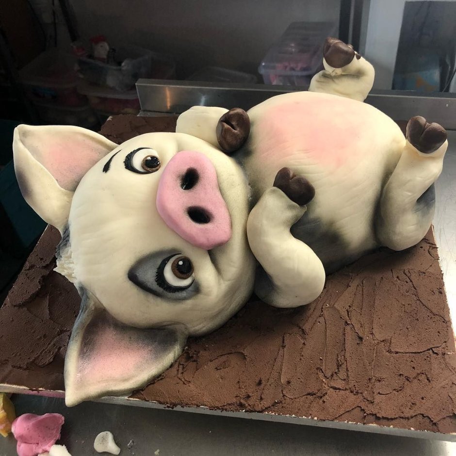 Мини тортик со свиньёй