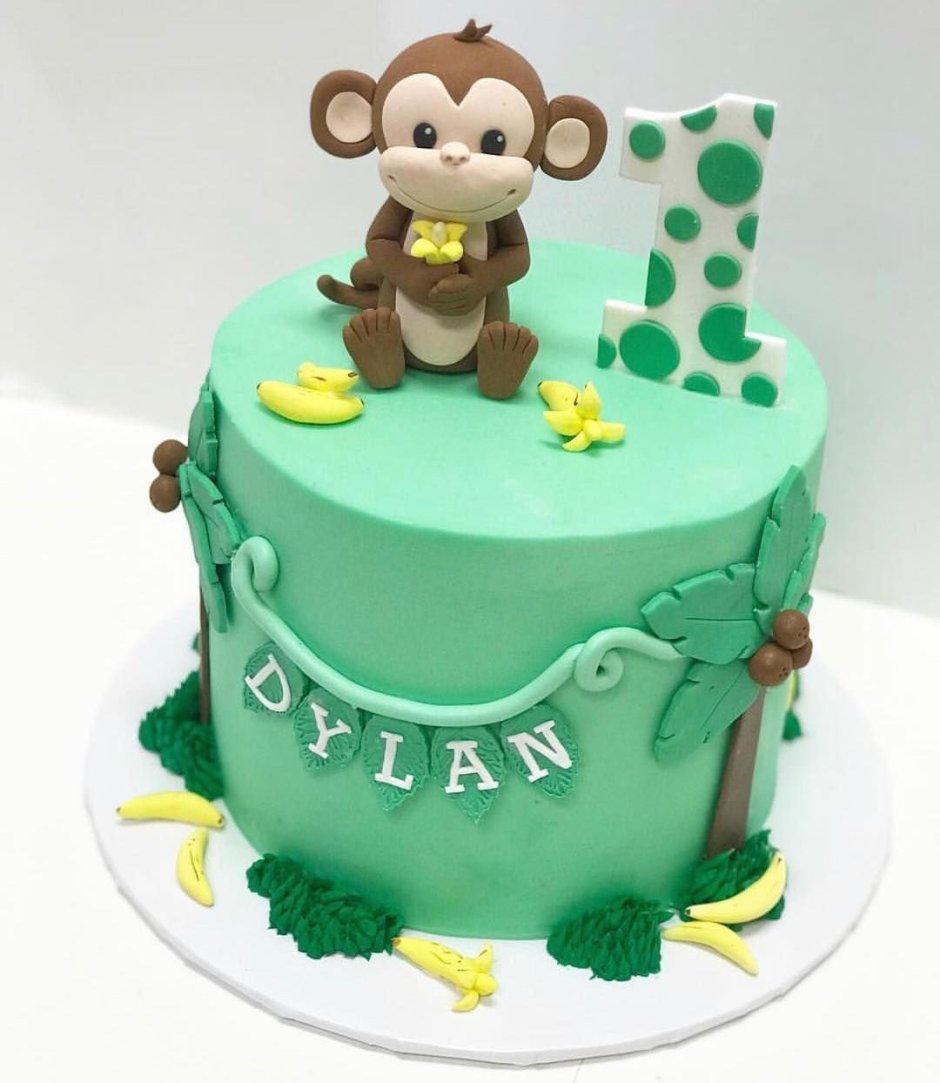 Торт в виде обезьянки