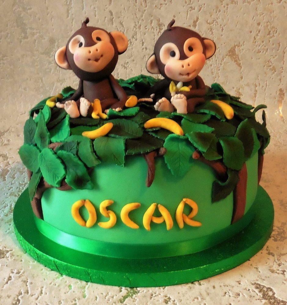 Торт в форме обезьяны