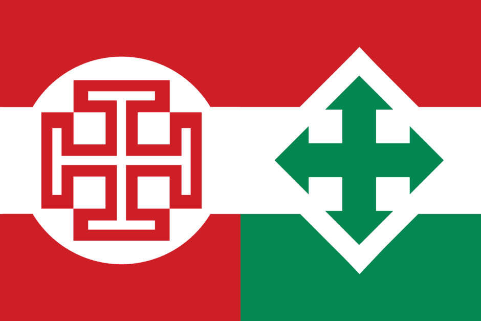 Итальянский флаг арт