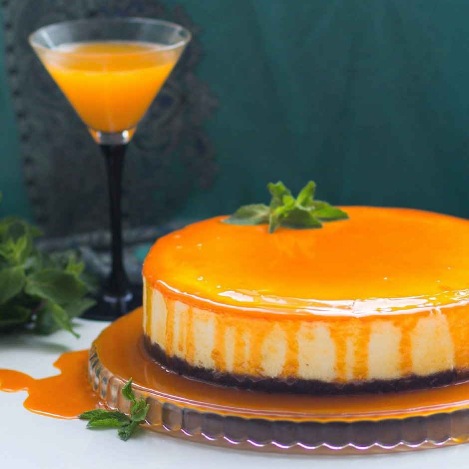 ЖЕЛЕЙНЫЙ торт «апельсины в йогурте»