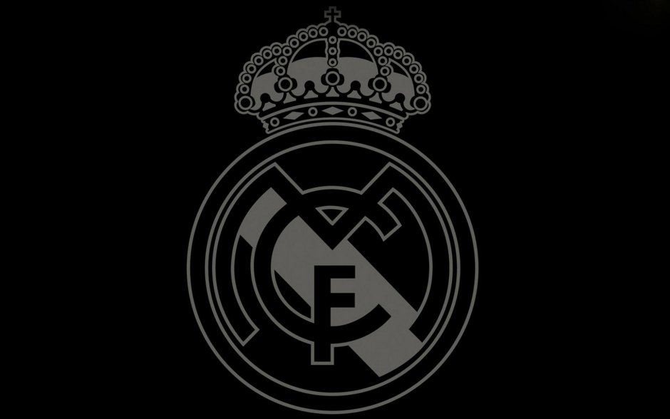 Реал Мадрид логотип черный