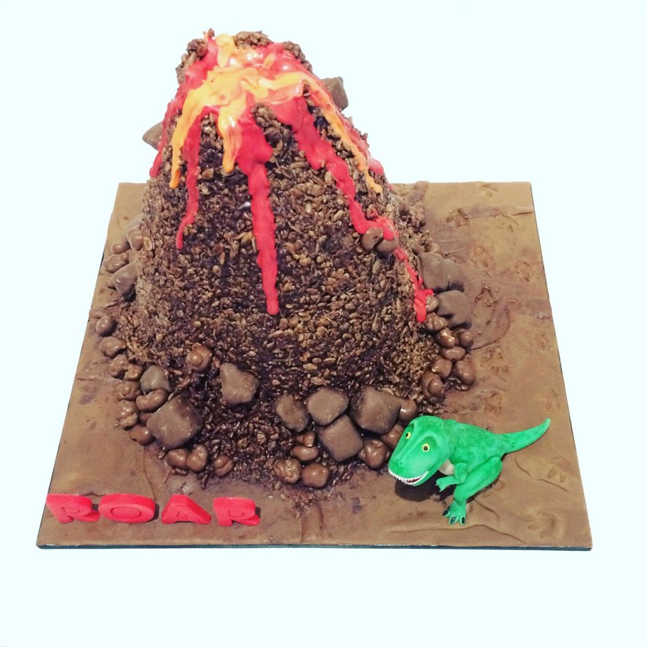 Шоколадный пирог вулкан