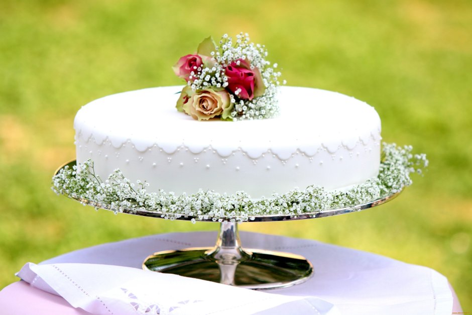 Мини торт на свадьбу
