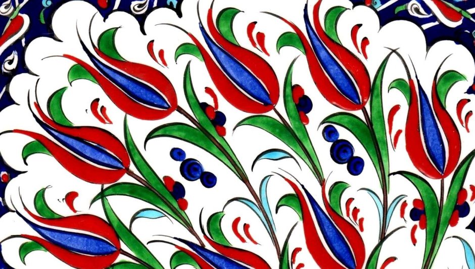 Турецкий тюльпан орнамент