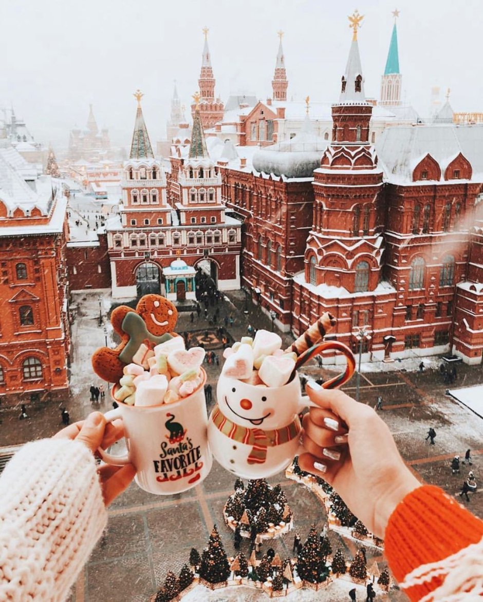 Новогодняя Москва Эстетика