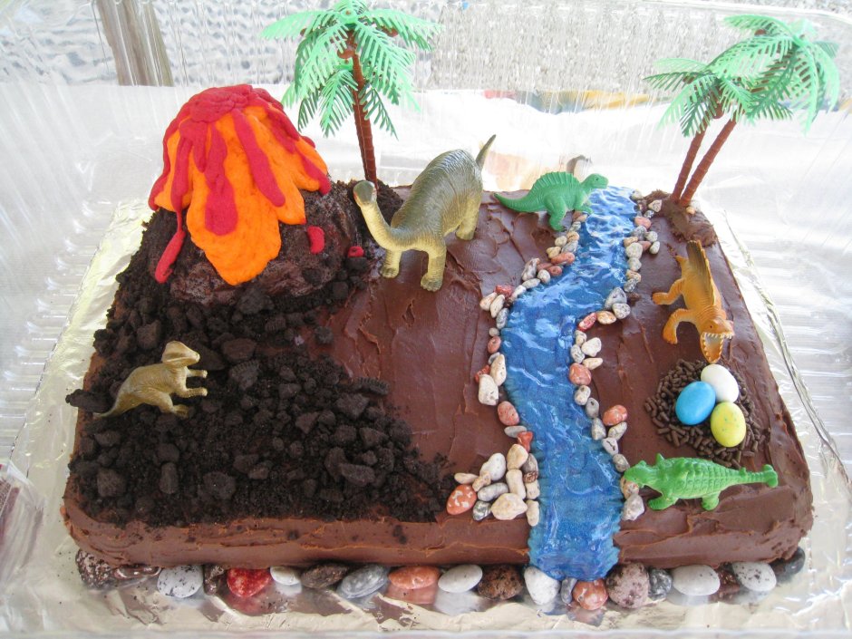 Торт Долина динозавров