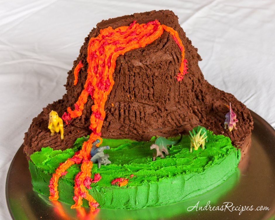 Торт вулкан