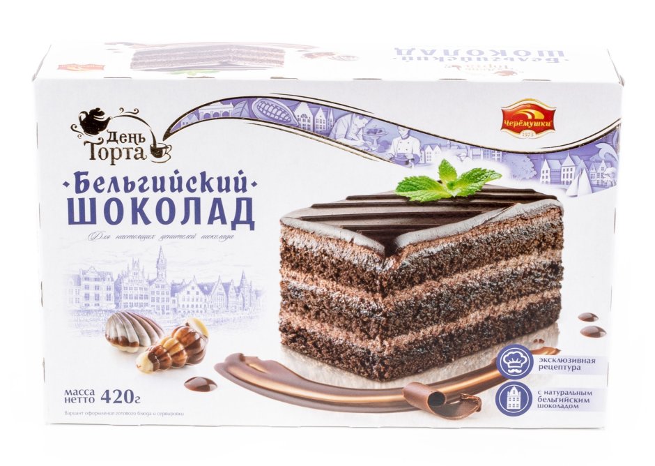 Торт бельгийский шоколад 420г Черемушки