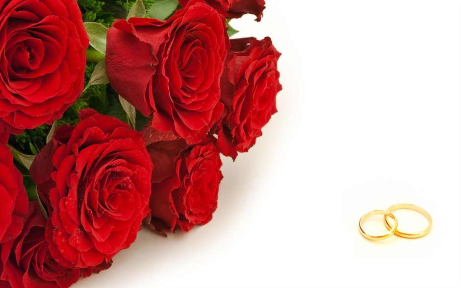 Годовщина свадьбы открытки красные розы