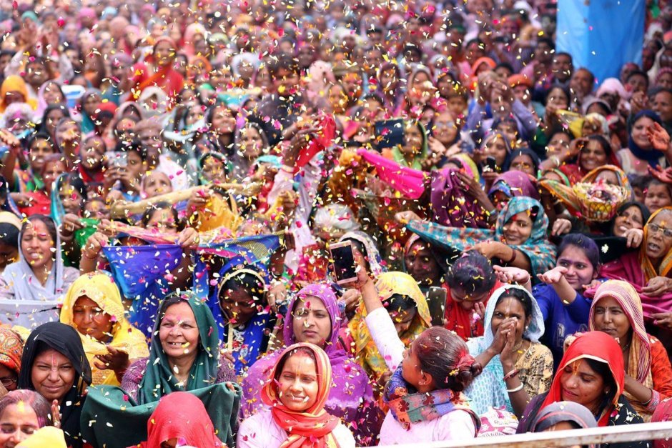 Праздник красок Холи в Индии