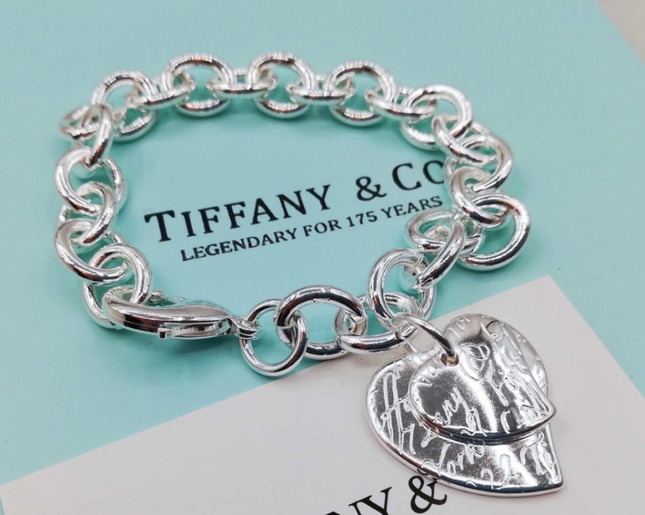 Tiffany Hardwear браслет серебро