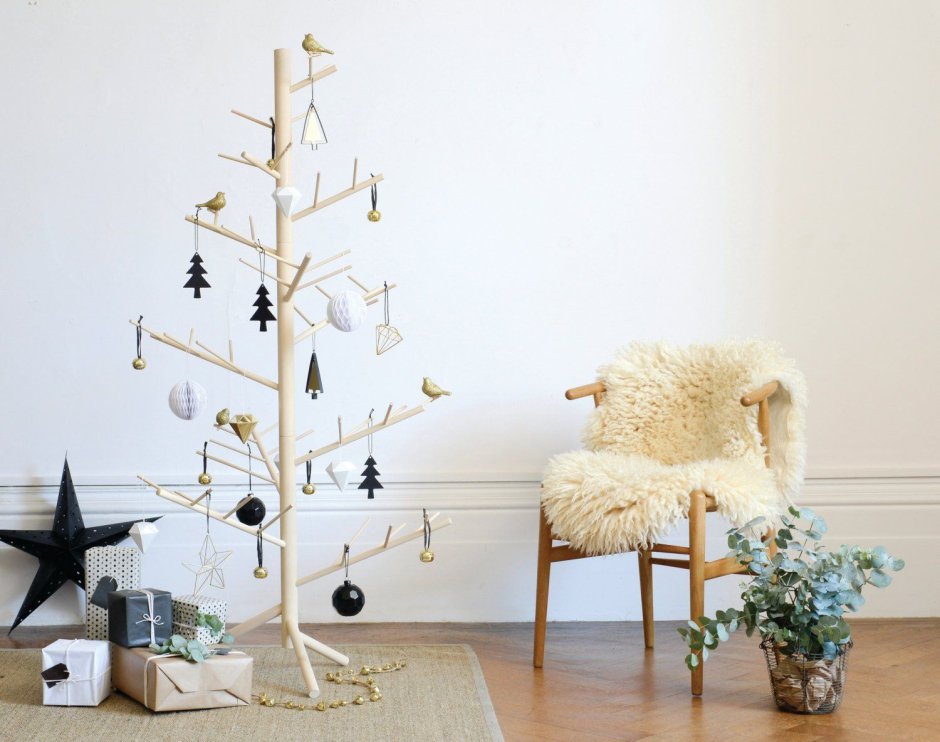 Рождественская елка в стиле Сканди