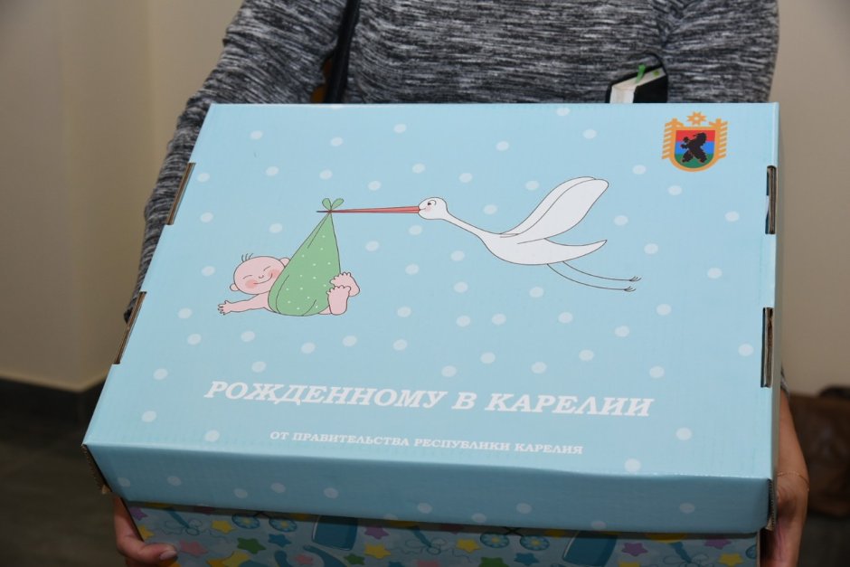 Коробка для новорожденных в Карелии