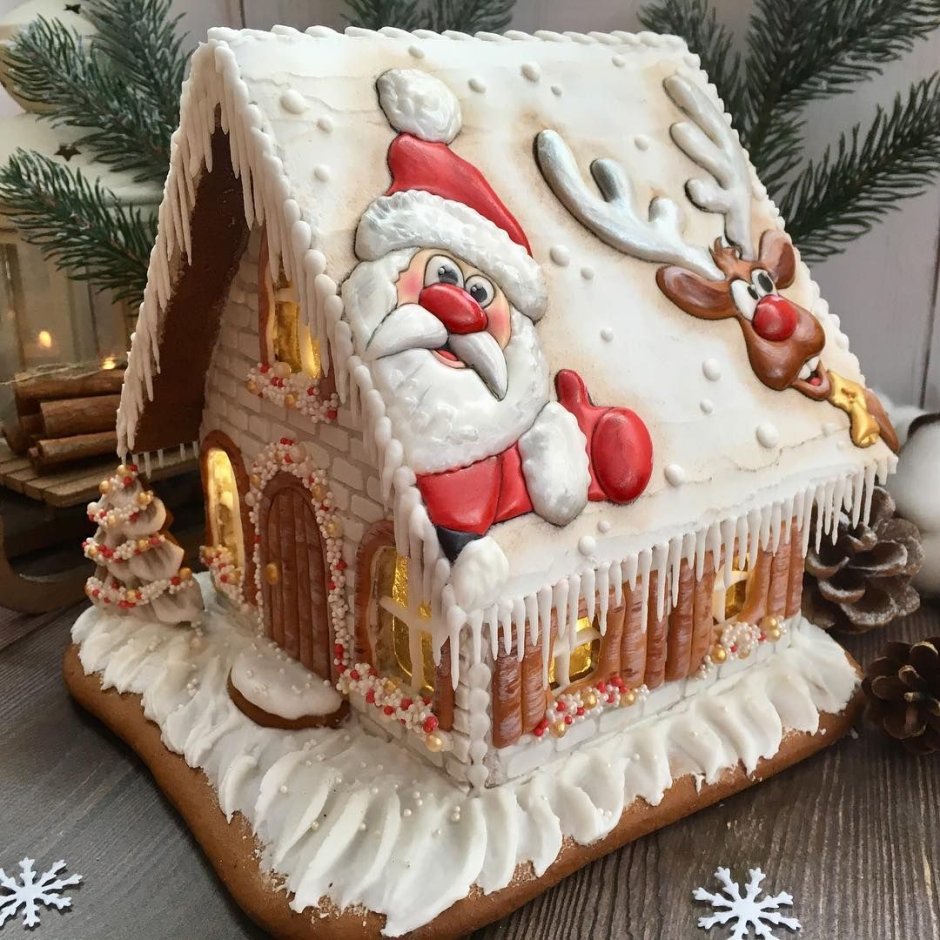 Пряничный домик Деда Мороза