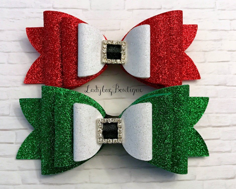 Новогодние бантики, МК _ DIY Christmas Bows