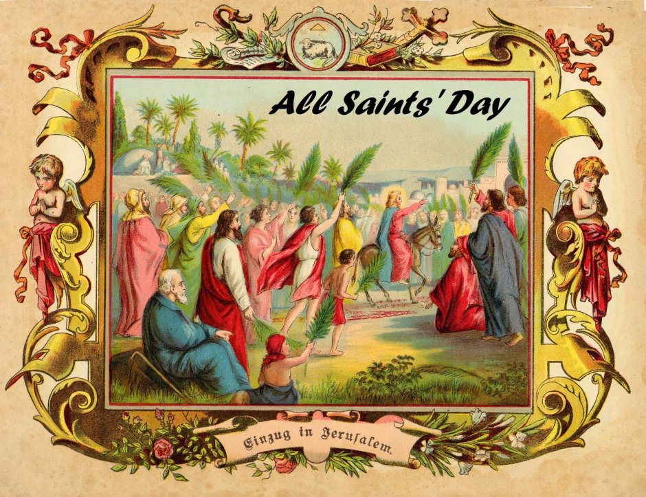 Католическое торжество день всех святых открытки