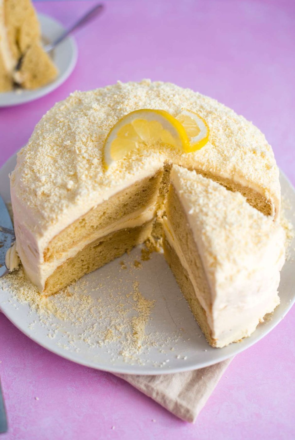 Лимонный пирог со сливочным сыром и Лимончелло