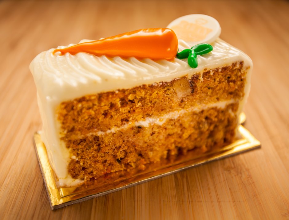 Морковный торт разрез