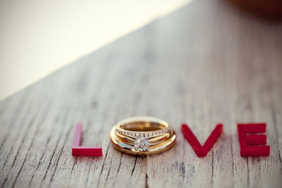 Свадьба кольца любовь