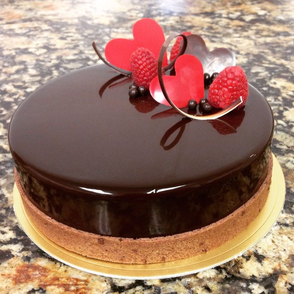 Муссовый торт черника шоколад