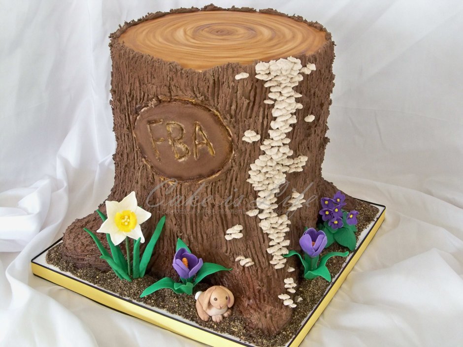 Торт осенней дерево